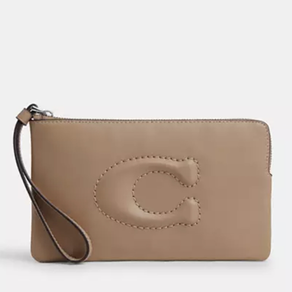 Coach...Large Corner Zip Wristlet